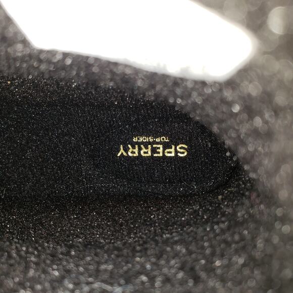 Sperry Port Rainbow Toddler Girls Size 12 Black Quilted Casual Duck Rain Boots - Picture 10 of 11